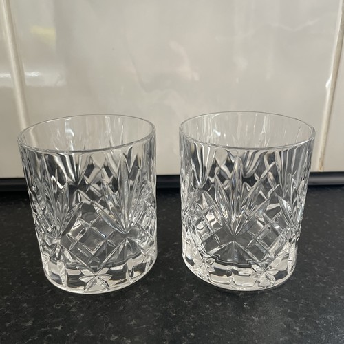 Vintage crystal whisky glasses - vintage,