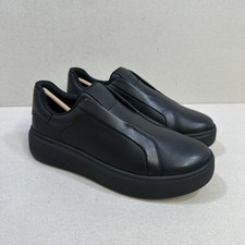 Fitflop Ready To Go Leather Laceless Trainers Size UK 4 EU 37 Womens Black 