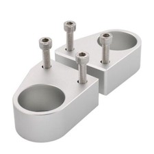 SILVER HANDLEBAR RISER RISER THICKNESSES for Honda VFR800 F RC79 RC93 2014-2020 H0