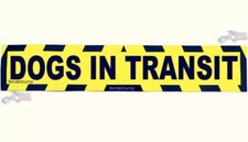 Sticker DOGS IN TRANSIT Safety