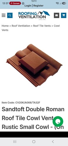 Plastic roof vent - plastic,