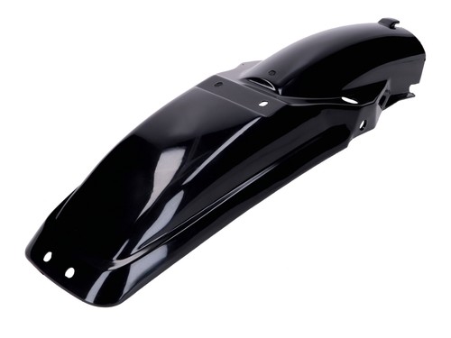 Rear mudguard black plastic