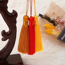 2/5/10pcs Silky Tassels Crafts for Souvenir Bookmarks Jewelry Making Accessories