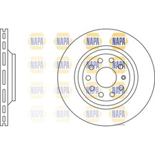 2x Brake Discs Vented For Audi