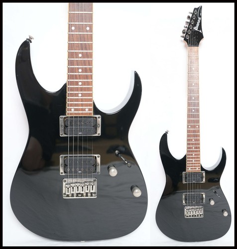 Ibanez rg321mh black hardtail - ibanez,