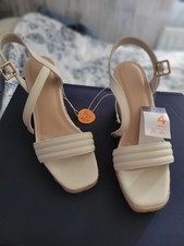 Brand New With Tags Beige  Wedge Sandle Size 4
