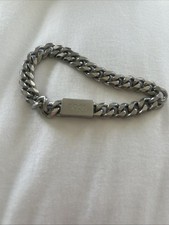 Boss Chunky  Silver Coloured Bracelet - Magnetic Clasp