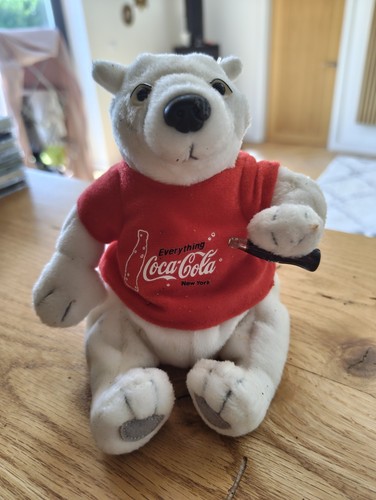 Coca cola plush bear - plush, from
