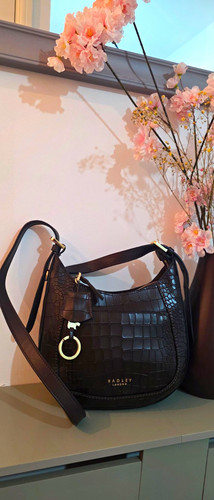 Radley london black croc - black,