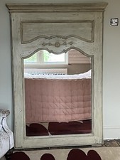 French, large shabby chic mirror, Country Corner, Pale Wooden