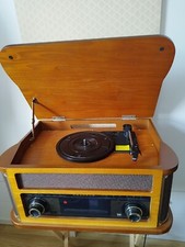 Grausch RPS500 Retro Stereo System Light Brown Colour CD Need Replacement 