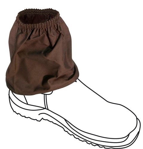 Sock shield oilskin over boots - over,