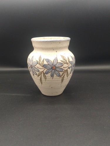 Studio pottery floral vase - studio,