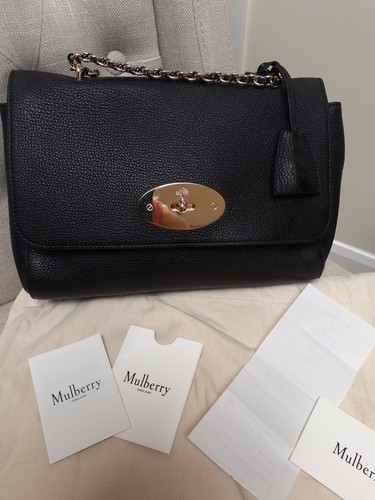 Mulberry black lily handbag - mulberry,