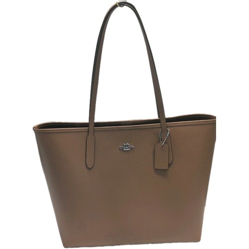 Coach new leather city tote - new,