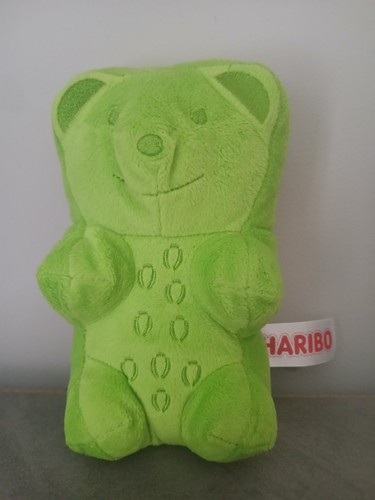 Haribo green plush gummy bear - haribo,