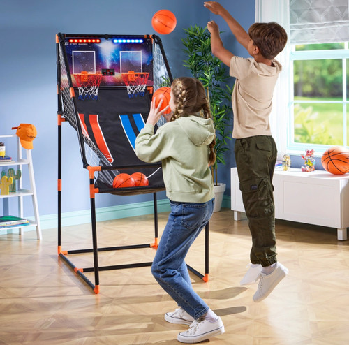 Double shot basketball - shot,