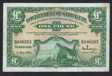Gibraltar 1965 1 One Pound