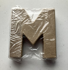 Papier Mache Letter M Craft
