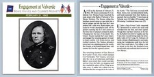 Bowie Knives & Clubbed Muskets - Engagement At Valverde 1862 Civil War Card