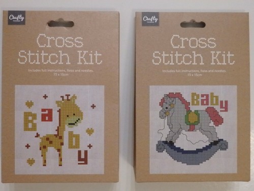 Cross stitch kit giraffe - kit,