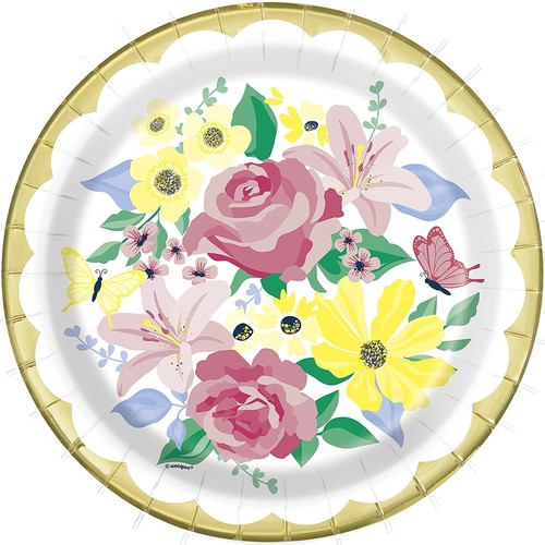 Pastel floral paper party - pastel,