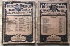 The Second and Tenth Star Folio Pianoforte Music sheet music books