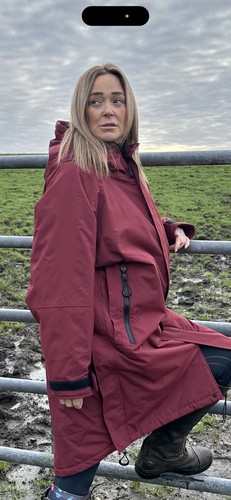 Waterproof riding coat - , equine