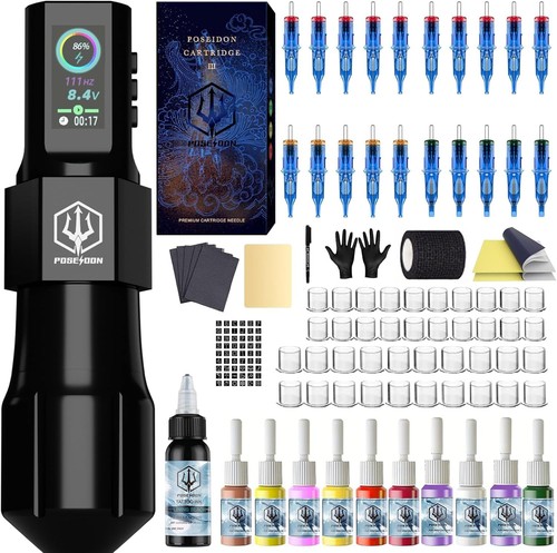Tattoo pen kit poseidon - pen, kit-poseidon