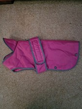 Ancol Muddy Paws Stormguard pink Waterproof Fleece Lined Dog Coat size 40cm