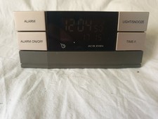 Jacob Jensen Digital Alarm Clock - Minimalist Design, working except light