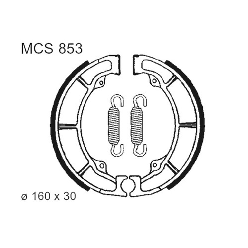 Trw brake shoes inc springs - shoes,