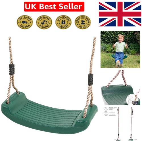 Generous seat green swing - seat,