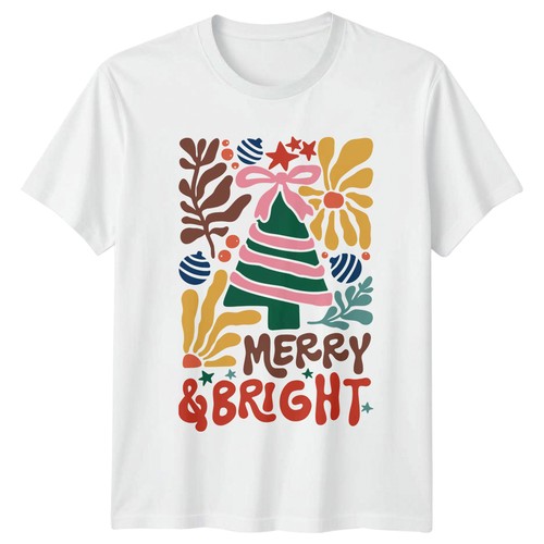 Merry bright christmas - &, tree