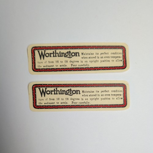 Vintage worthington brewery - vintage,
