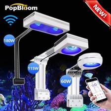 PopBloom Marine LED Aquarium Lighting Full Spectrum LED Marine Reef Tank Lights