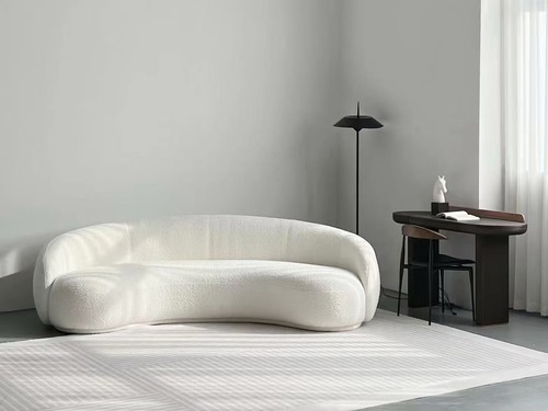 Curved sofa modern upholstered - modern,