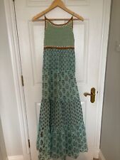 Aqua maxi dress purchased in Greek boutique shop, instagram-perfect, never worn.
