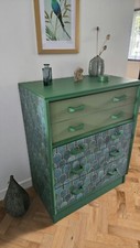 G Plan Brandon Bethan Gray Design 5 Drawer Chest of Drawers