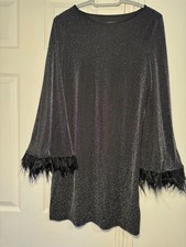 COCKTAIL DRESS IN BLACK AND