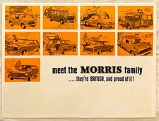 Morris range brochure 1966 - Mini, Mini Cooper, Minor 1000, 1100, Oxford, 1800