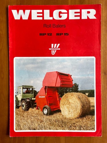Welger roll baler - welger, rp15