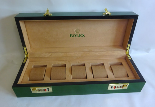Rolex green wooden - rolex,