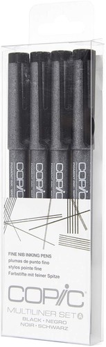 Copic multiliner fine pen set - multiliner,