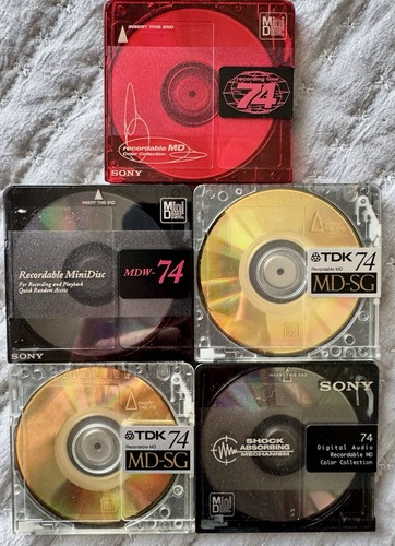Lot minidiscs 80 - lot, of