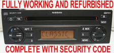 2006 BLACK NISSAN NOTE MICRA K12 BLAUPUNKT CAR STEREO RADIO CD PLAYER WITH CODE