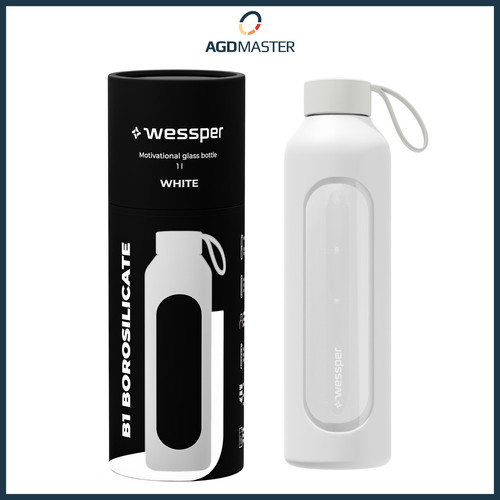 Water bottle glass wessper - bottle,