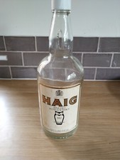 Vintage Rare Collectable Large Haig Whisky Bottle Money Box. G.C.