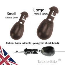  Brown Quick Change Beads Carp Fishing Tackle For Hook Links Rigs Method Feeders