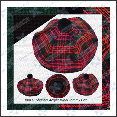 Macdonald tartan tam - tam, o'